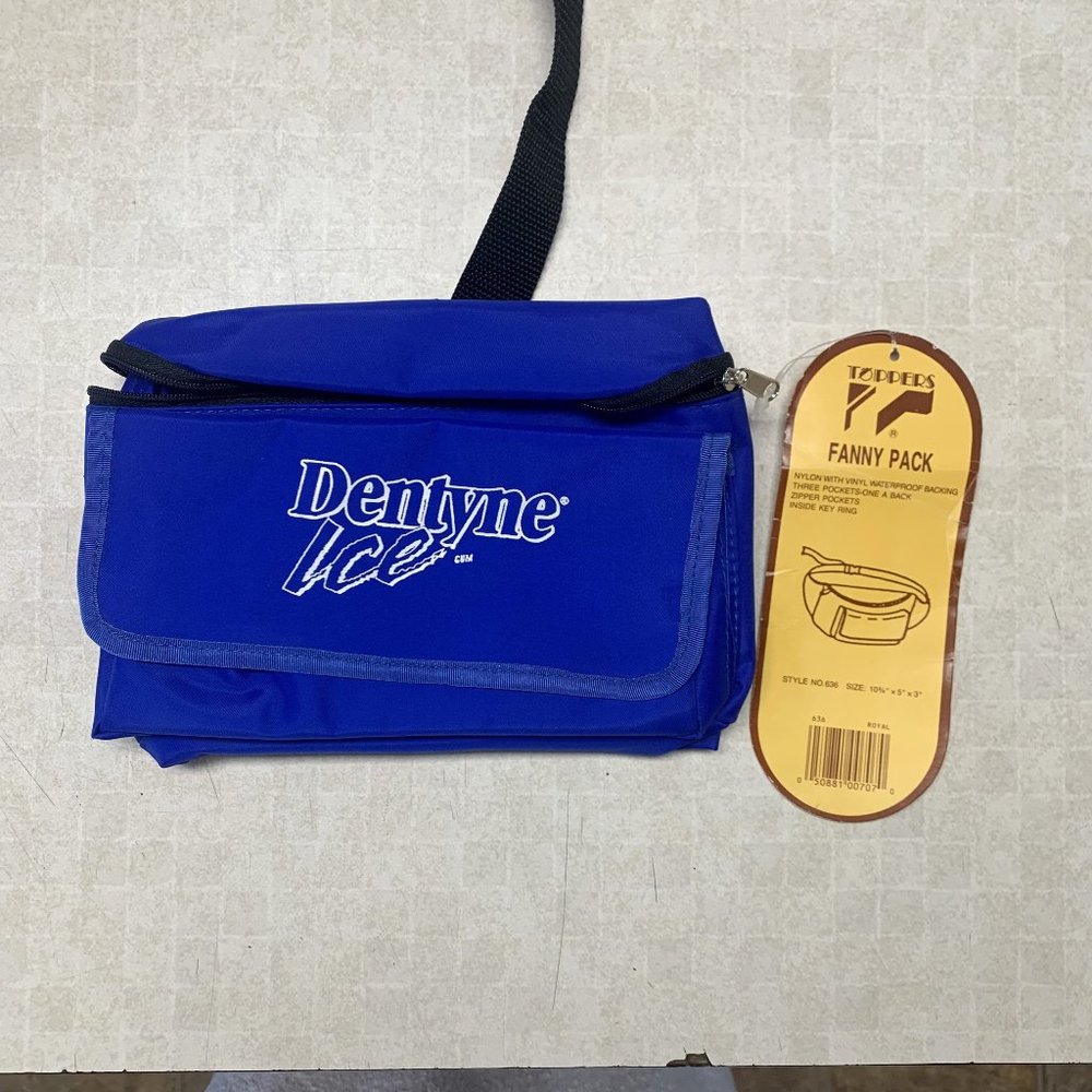 Vintage DENTYNE Ice Fanny Pack/Waist Bag NWT